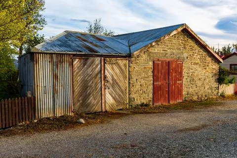 A Rustic Old Building In Ophir Stock Photos