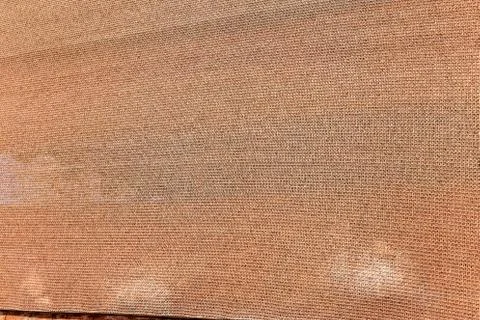 Rustic old burlap fabric texture background. The natural background of the ol Stock Photos