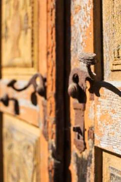Rustic old door Stock Photos