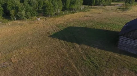 Rustic Old Farm Barn Stock Footage 68002238
