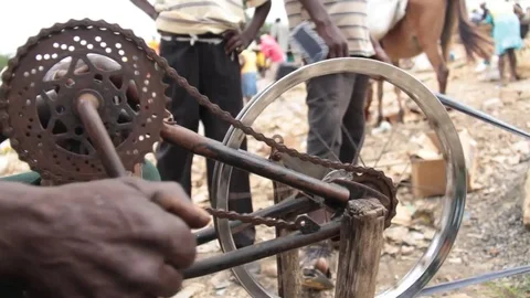 Rustic Oven Fan Stock Footage 83764400
