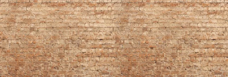 Rustic painted red brick wall background Stock Photos