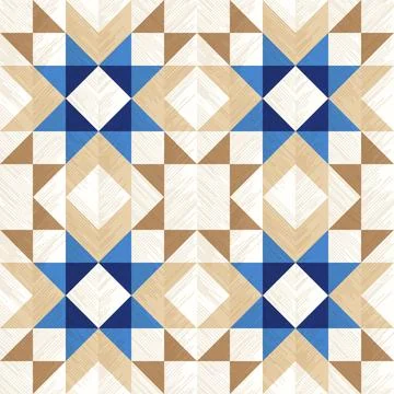 Rustic patchwork plaid pattern, seamless quilt block pattern background, feat Stockillustratie