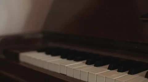 Rustic piano Stock Footage 54544386