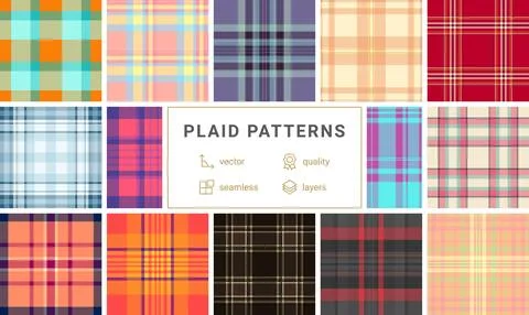 Rustic plaid artwork built for farmhouse aesthetics. Natural tartan flow comp イラスト素材