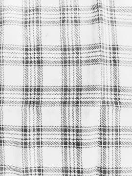 Rustic plaid cloth napkin texture Stock Photos