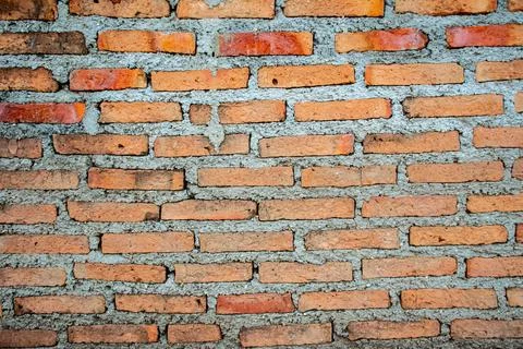 Rustic Red Brick Wall Texture Background Stock-Fotos