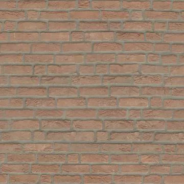 Rustic Red Brown Clay Brick Wall Texture Stock Photos