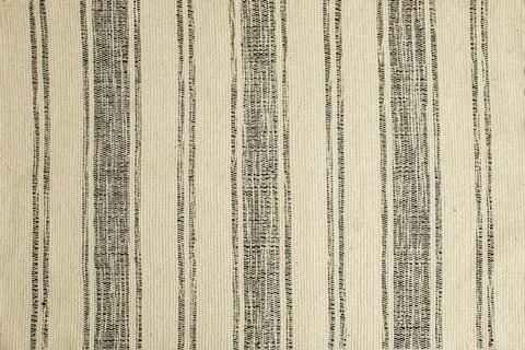 Rustic retro patterned rug or carpet, abstract textured backdrop, flat lay .. Foto stock