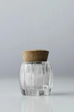 Rustic salt shaker Stock Photos