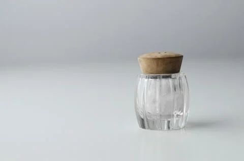 Rustic salt shaker Stock Photos