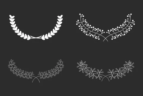 Rustic Shapes Stock Illustration