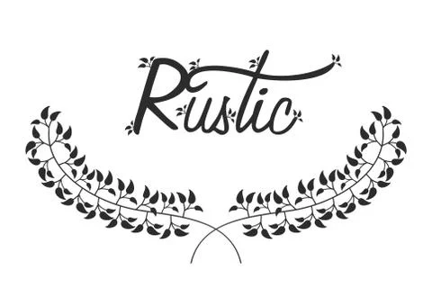 Rustic Shapes Stock Illustration