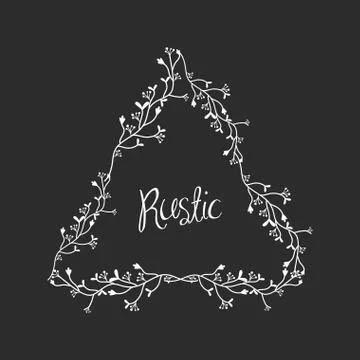 Rustic Shapes Stock Illustration