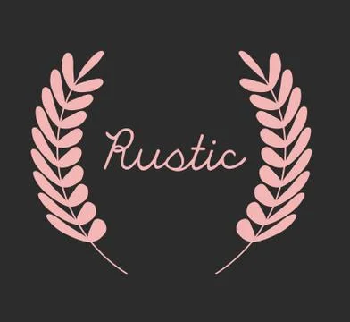 Rustic Shapes Stock Illustration