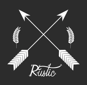 Rustic Shapes Stock Illustration