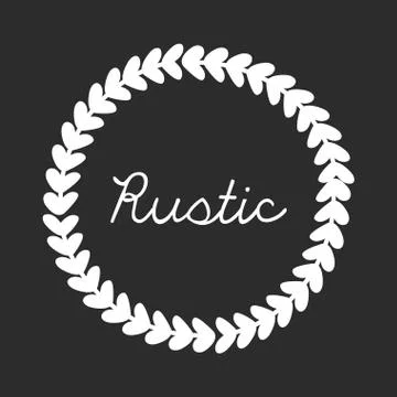 Rustic Shapes Stock Illustration