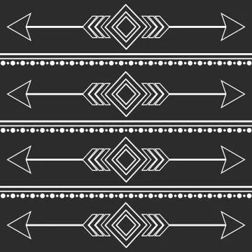 Rustic Shapes illustration Stock Illustration