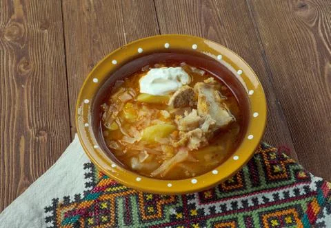 Rustic  shchi Stock Photos