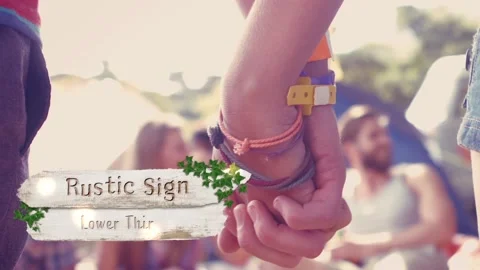 Rustic Sign Lower Thirds ~ After Effects Project #146466956