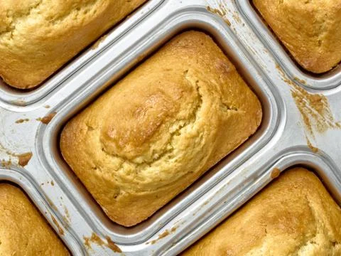 Rustic southern american corn bread Stock Photos