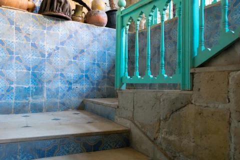 Rustic stairs Stock Photos