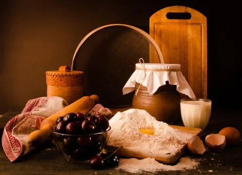 A rustic still life 스톡 사진