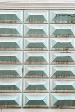 Rustic Stone facade wall texture detail background. Stock Photos