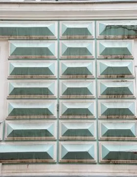 Rustic Stone facade wall texture detail wallpaper. Stock Photos