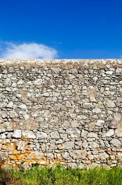 Rustic stone wall Stock Photos