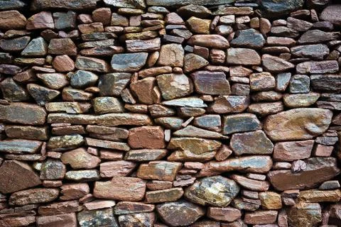 Rustic stone wall Stock Photos