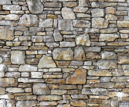 Rustic stone wall Stock Photos