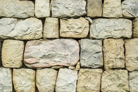 Rustic Stonework Detail Texture Stock Photos