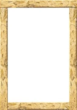 Rustic Style White Landscape Frame Background Illustrazione stock