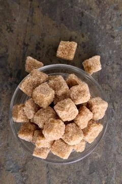 Rustic sugar lumps Foto stock