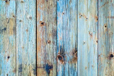 Rustic table built with aged wooden planks. Abstract background. Stock Photos