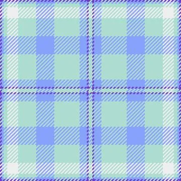 Rustic tartan texture pattern, menswear textile vector background. Stroke p.. Stock Illustration