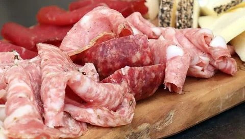 Rustic Tuscan tray with typical local products. Italy Stock-Fotos