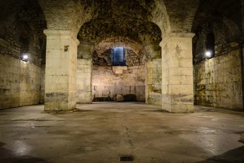 Rustic underground room Foto stock