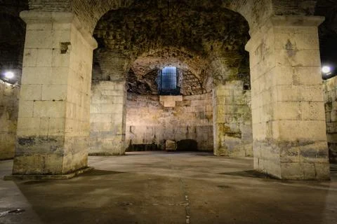 Rustic underground room Stock Photos