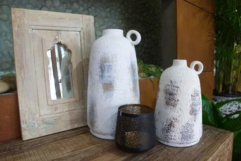 Rustic Vases Stock Photos