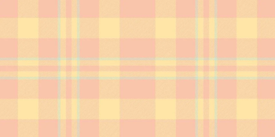 Rustic vector fabric check, style texture seamless background. Naked textil.. Stock Illustration