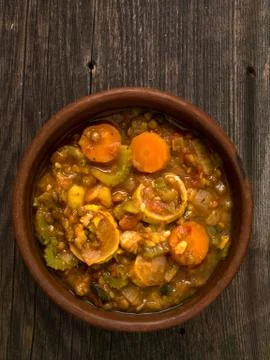 Rustic vegetarian casserole Foto stock