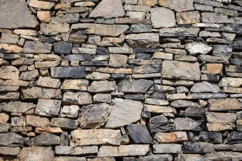 Rustic Wall in a Old Construction Stock Photos
