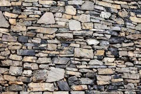 Rustic Wall in a Old Construction Stock Photos