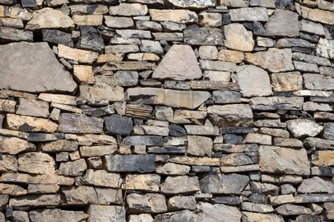 Rustic Wall in a Old Construction Stock Photos