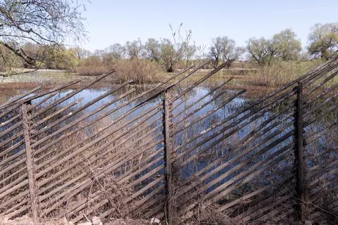 Rustic Waterlogged Landscape Stock Photos
