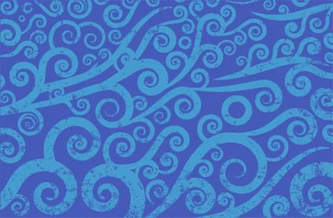 Rustic waves texture background in soft colors. Stock Illustration