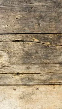 Rustic weathered barn wood background with knots and nail holes  vertical mob Stock Photos
