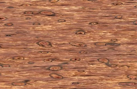 Rustic weathered dark brown wood texture background with natural knots and rough イラスト素材